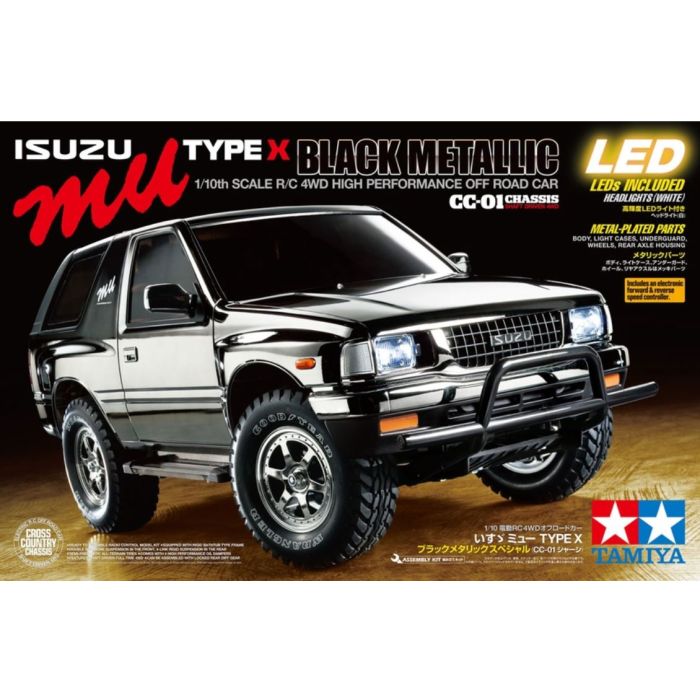 Tamiya Isuzu Mu Type X Black Metallic (47383)