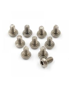 Yeah Racing Titanium Hex Socket Button Head Screws M3 x 6mm 10pcs (BHP-306)
