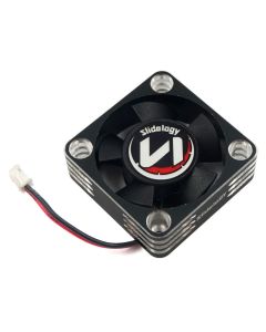 Slidelogy Aluminum Storm Cooling Fan 30X30mm For ESC Silver/Black (SDY-0229SV)