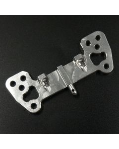 Xtra Speed Aluminum Front Shock Mount Silver For Tamiya Top Force (XS-TA29036)