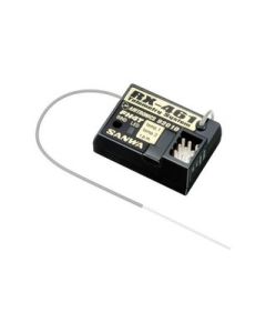 Sanwa RX-461 (2.4GHz, 4-Channel, FHSS-4) Telemetry Receiver (107A41044A)