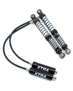 XTRA 100mm Adjustable Piggyback Dual Springs Damper Black (3-XS-59645BK)