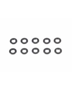 INFINITY ALUMINUM WASHER 3x6x0.5mm (Black/10pcs) (A00605)
