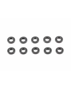 INFINITY ALUMINUM WASHER 3x6x1.0mm (Black/10pcs) (A00610)