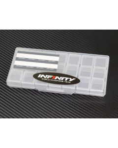 INFINITY SMALL PLASTIC PARTS CASE (3compartments/7pcs) (A0079)