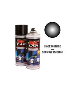 GHIANT RC Car Colours Lexanfarbe Spray 150ml - Metal Black (RCC-935)