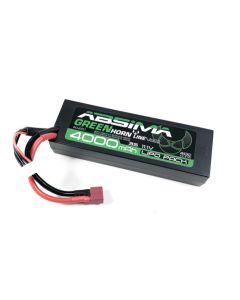 Absima Stick Pack LiPo 11.1V-50C 4000 Hardcase Greenhorn V2 Low Profile (T-Plug) (AB4140017)
