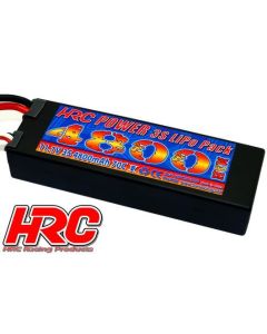 HRC Akku - LiPo 3S - 11.1V 4800mAh 70C - Hard Case Slim - Ultra T (Dean's kompatibel) 138x46x25mm (HRC02348D)