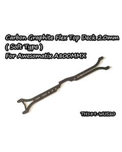 Vigor  Carbon Graphite Flex Top Deck Soft Type 2.0mm for A800MMX  (TH189-WUS20)