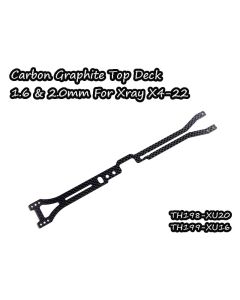 Vigor Carbon Graphite Upper Deck 1.6mm For Xray X4-22 (TH199-XU16)