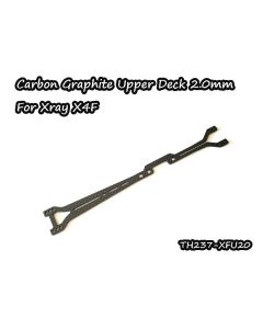 Vigor Carbon Graphite Upper Deck 2.0mm For Xray X4F (TH237-XFU20)