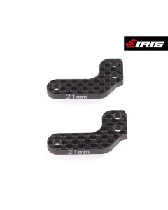 Iris ONE Front Steering Arm Carbon Fiber - 21mm (2pcs) (IRIS-40004)