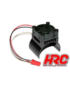 Motorkühlkörper - TOP mit Brushless Ventilator - 5~9 VDC - 540 Motor - Schwarz (HRC5832BK)
