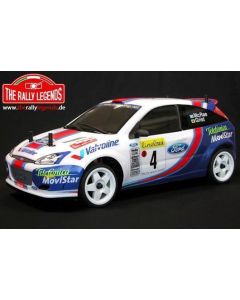 Rally Legends - 1/10 Elektrisch - 4WD Rally - ARTR - Wasserdicht Regler - Ford Focus WRC McRae / Grist 2001 - LACKIERT Karosserie (EZRL003)