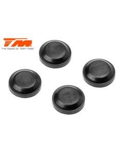 Team Magic  - E4RS4 - Big Bore Stossdämpfer-Gummimembranen 4 Stk (TM507619)