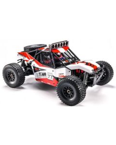 Team Magic - 1/8 Elektrisch - 4WD Desert Truck - RTR - 2500kv Brushless Motor - 3-4S - Wasserdicht - Team Magic 4SETH Rot/Weiss (TM560016R)