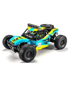  Team Magic - 1/8 Elektrisch - 4WD Desert Truck - RTR - 2500kv Brushless Motor - 3-4S - Wasserdicht - Team Magic 4SETH Türkis/Gelb (TM560016G)