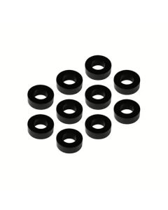 MR33 Aluminium Unterlegscheiben 3,0 x 6,0 x 2,0mm - Schwarz (10) (MR33-AS-BK-20)