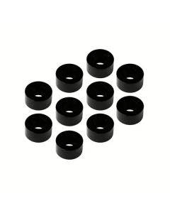 MR33 Aluminium Unterlegscheiben 3,0 x 6,0 x 3,0mm - Schwarz (10) (MR33-AS-BK-30)