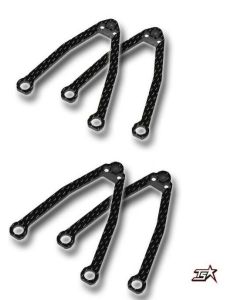 MR33 Awesomatix A800MMX Suspension Arm Set Long +8mm (2ea) +9mm (2ea) (MR33-AWE-SAS-L)