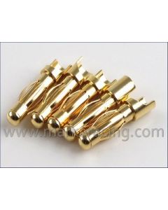 Marka Gold Banana Connector 4x15mm Male (5 Pcs) (MRK-3001)