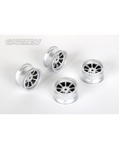 CARTEN Felge 8-Speichen +4mm silber (4) (NBA263)
