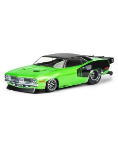 Proline 1972 Plymouth Barracuda Karo klar für Slash 2WD Drag Car + AE DR10 (PRO3550-00)