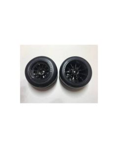  RIDE Formel1 Front Rubber Slick Tires GR Compound 61mm Preglued (RID26040)