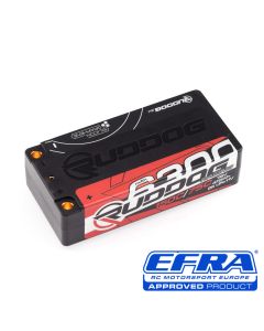 RUDDOG Racing 6300mAh 150C/75C 7.6V Short Stick Pack LiPo-HV Battery (RP-0679)