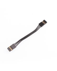 RUDDOG RX Connector Wire Black 60mm (JR Male to JR Male) (RP-0470)