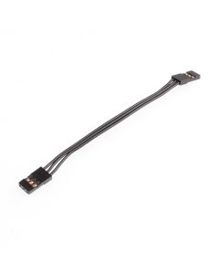 RUDDOG RX Connector Wire Black 90mm (JR Male to JR Male) (RP-0471)