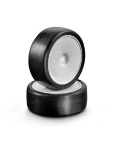 HUDY 1:10 Tourenwagen Reifen Komplettrad verklebt Teppich C3 28 (4) (HU-803053)