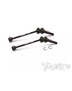 T-Work`s ECS Doppelgelenk Kardans mit Aluminium Verbinder für Xray X4-2023 (TW-CV-X423-A)