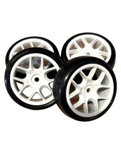 Ride TR09 Slick Reifen (Belted) 10-Speichen Felge, Komplettrad verklebt (4) (RI-36086)