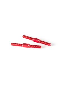 INFINITY ALUMINUM TURNBUCKLE M3x30mm (RED / 2pcs) (T118)