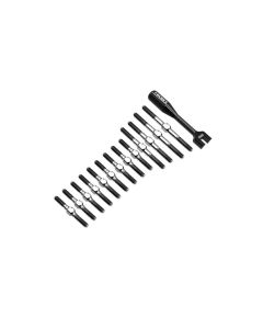 T-Work's TB-289 - 64 Titanium Turnbuckle Set (For Awesomatix A800R) (TB-289)
