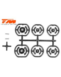 Spare Part - E4RS II EVO / E4JS/JR II / E4RS III / E4RS4 - Light Weight Bevel Gear Set 4 pcs (TM507206)