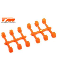 Spare Part - E4RS III / E4RS4 - Suspension Mount Inserts Set 0, 0.2, 0,4 - Orange (TM507315O)
