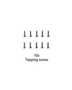 Tamiya Senkkopf-Schraube 2x8mm selbstschneidend (10 Stk.) (58492) (19804477)