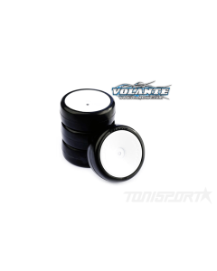 Volante V9X 1/10 TC 36R Outdoor Asphalt Rubber Tire Preglued - 4 Stück (VT-V9XE-PG36R)