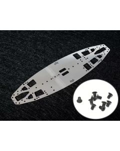 WeiRC Stahl Chassis 1,2mm für Awesomatix A800R (R) inkl. Stahlschrauben Set (WEI-SCSET-A800R)
