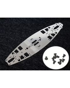WeiRC Stahl Chassis 1,2mm für Mugen Seiki MTC-3 inkl. Stahlschrauben Set (WEI-SCSET-MTC3)