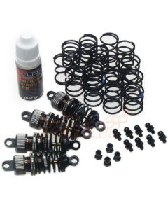   Yeah Racing Shock-Gear 50mm Damper Set for 1/10 RC Touring M-Chassis Car GunMetal (DSG-0050GM)