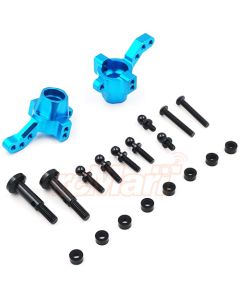 Yeah Racing Aluminum Front Knuckle for TATT-S03 (Tamiya TT02 RWD) Blue (TATT-013BU)