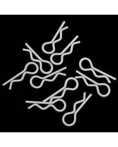 Yeah Racing RC Body Clip For 1/8 1/10 1/12 10pcs White (YA-0594WT)