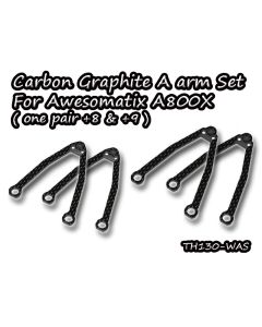 Vigor  Carbon Graphite A arm Set for Awesomatix A800X  (TH130-WAS)