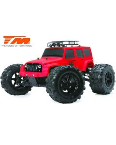 Team Magic - Monster - 4WD - RTR - Brushless 2250KV - 6S - Wasserdicht - TM E6 J-STAR - Rot (TM505008R)