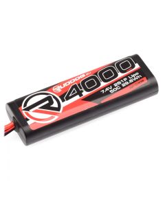 RUDDOG 4000mAh 50C 7.4V LiPo Round Stick Pack Battery with T-Style Plug (RP-0406)