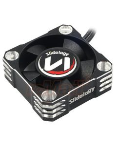 Slidelogy Aluminum Storm V2 Cooling Fan 30X30mm Silver/Black (SDY-0193SV)