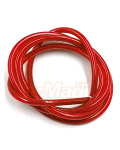 12AWG Transparent Wire 1m Red (WPT-0137RD)